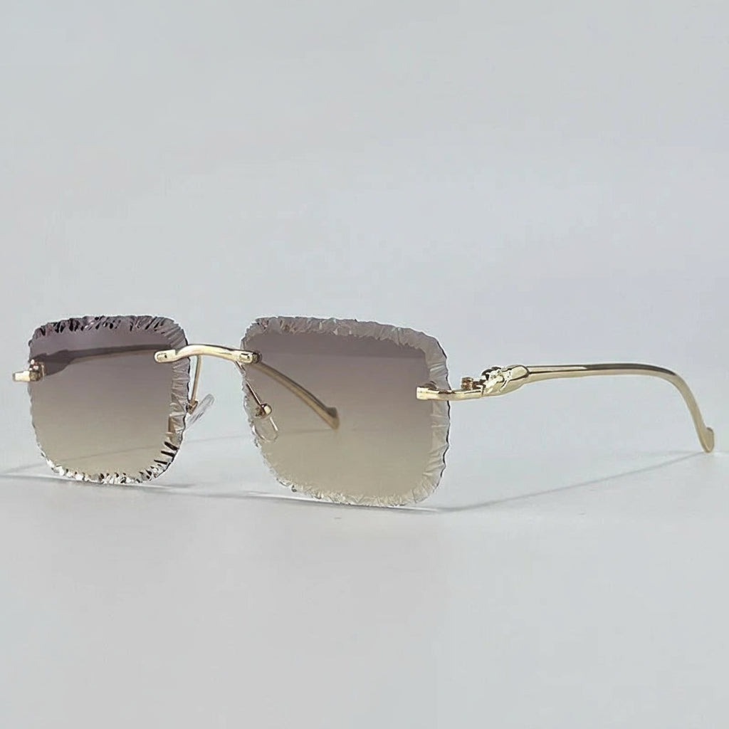 Modern Cut Edge Sunglasses