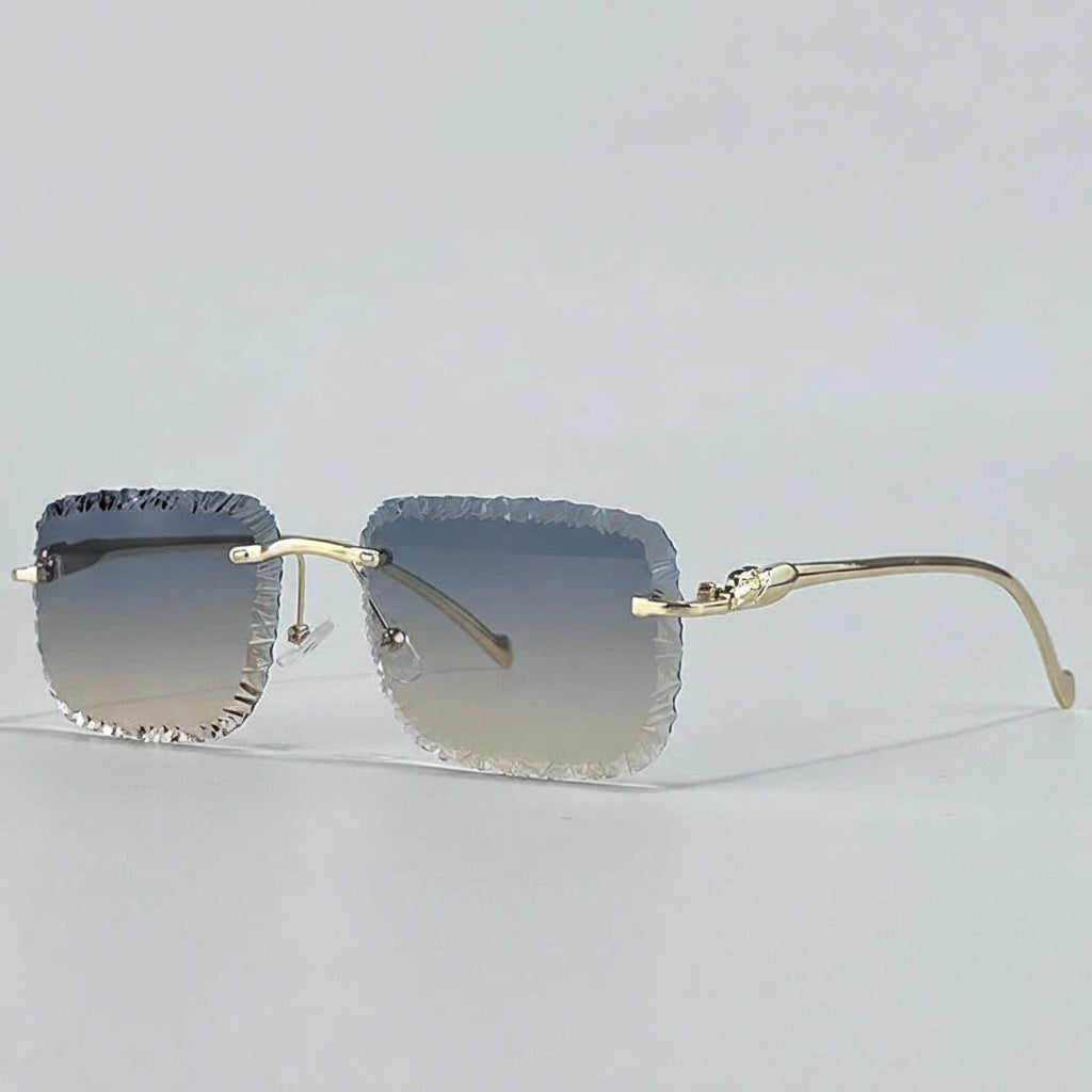 Modern Cut Edge Sunglasses
