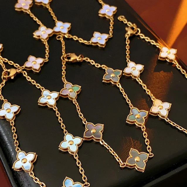 Four-Leaf Petal Bracelet