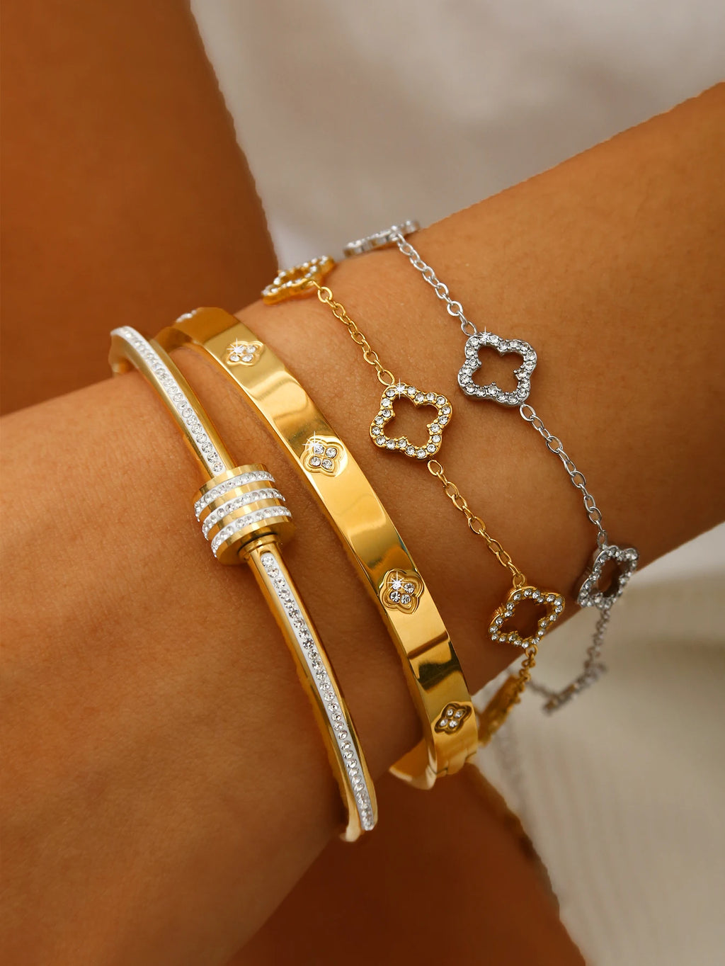 4 Pieces Bracelet Set